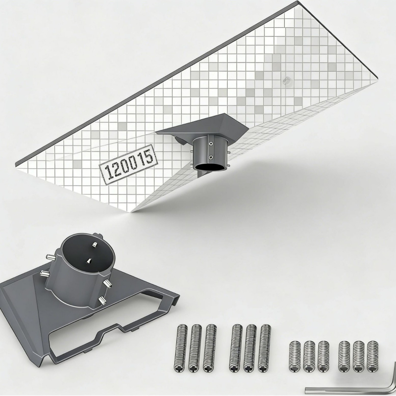 Outdoor Furniture Set - Zware aluminium Gen3 buitenbeugel, installatiebasisset van