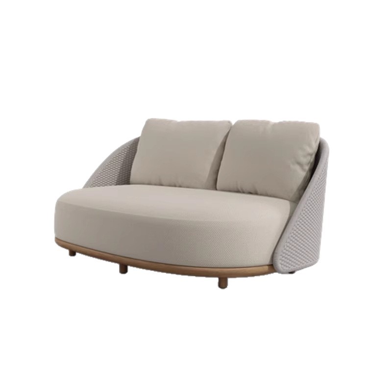 Outdoor Furniture Teak Wood - Noordse teakhouten loungeset voor villa, patio,