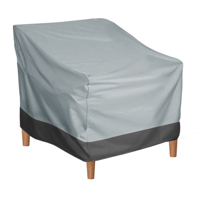 Outdoor Furniture Black - Tuinstoelhoes Oxford-stof Waterafstotend Zilveren Coating Buitenmeubelhoes