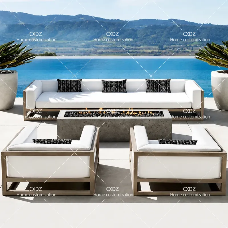 Outdoor Furniture Teak Wood - Buitenbank van massief hout, oud teakhout,