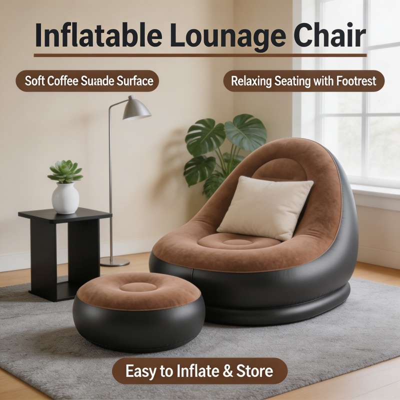 Outdoor Furniture Lounge Chair - Luie banksofa's Opblaasbare stoel Opvouwbare fauteuil