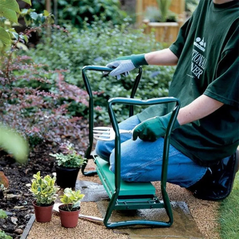 Garden Bench Metal - 1 stuk nieuwe tuinknielstoel, buitenknielstoel voor