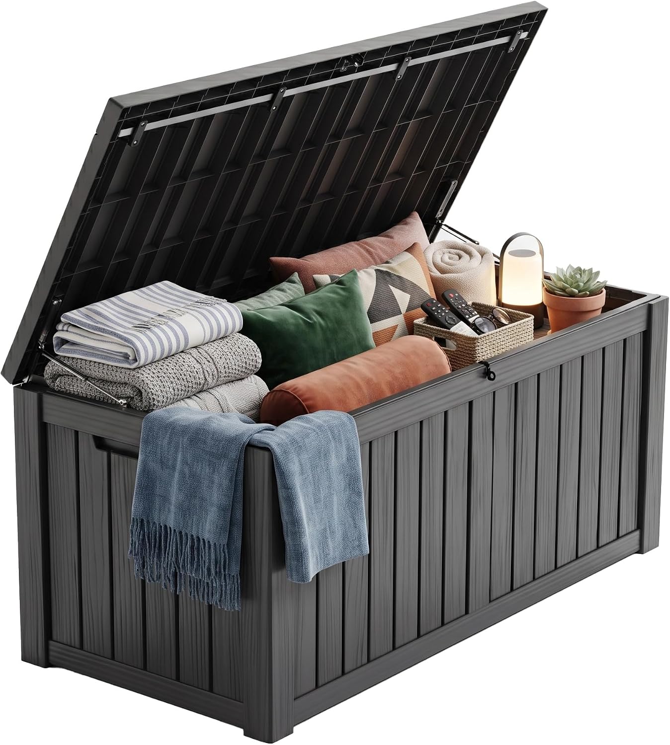 Outdoor Furniture Resin - 200 Gallon afsluitbare hars opbergbox, waterdicht