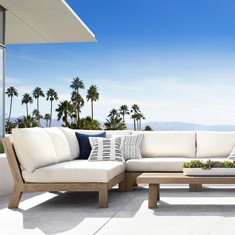 Outdoor Furniture Teak Wood - Luxueuze waterdichte moderne tuinmeubelenset van teakhout,
