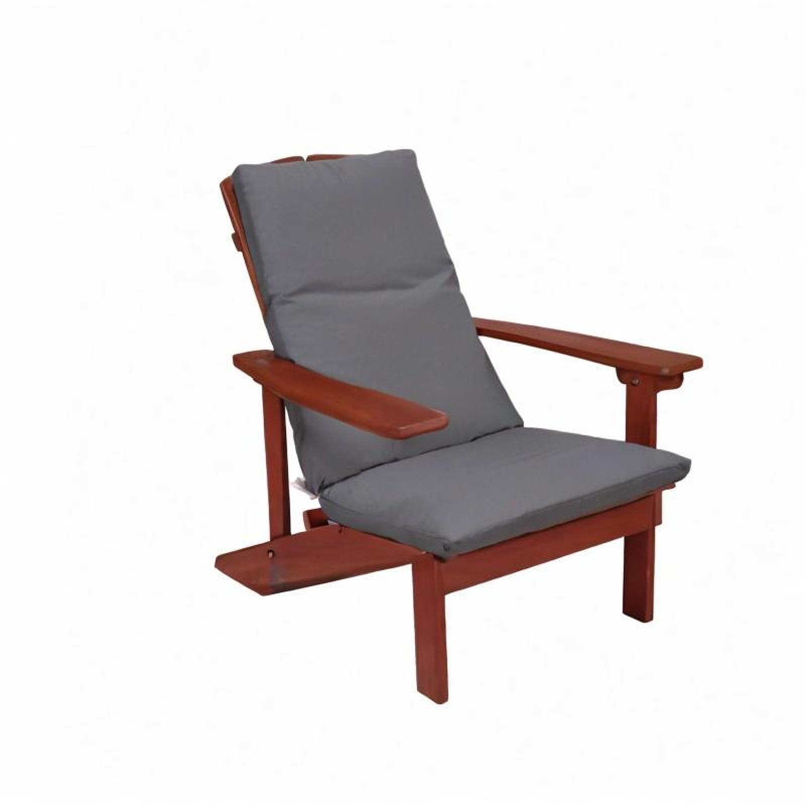Deck Chair Lounger - Patio-stoelkussen Zitkussen met banden Waterbestendig met
