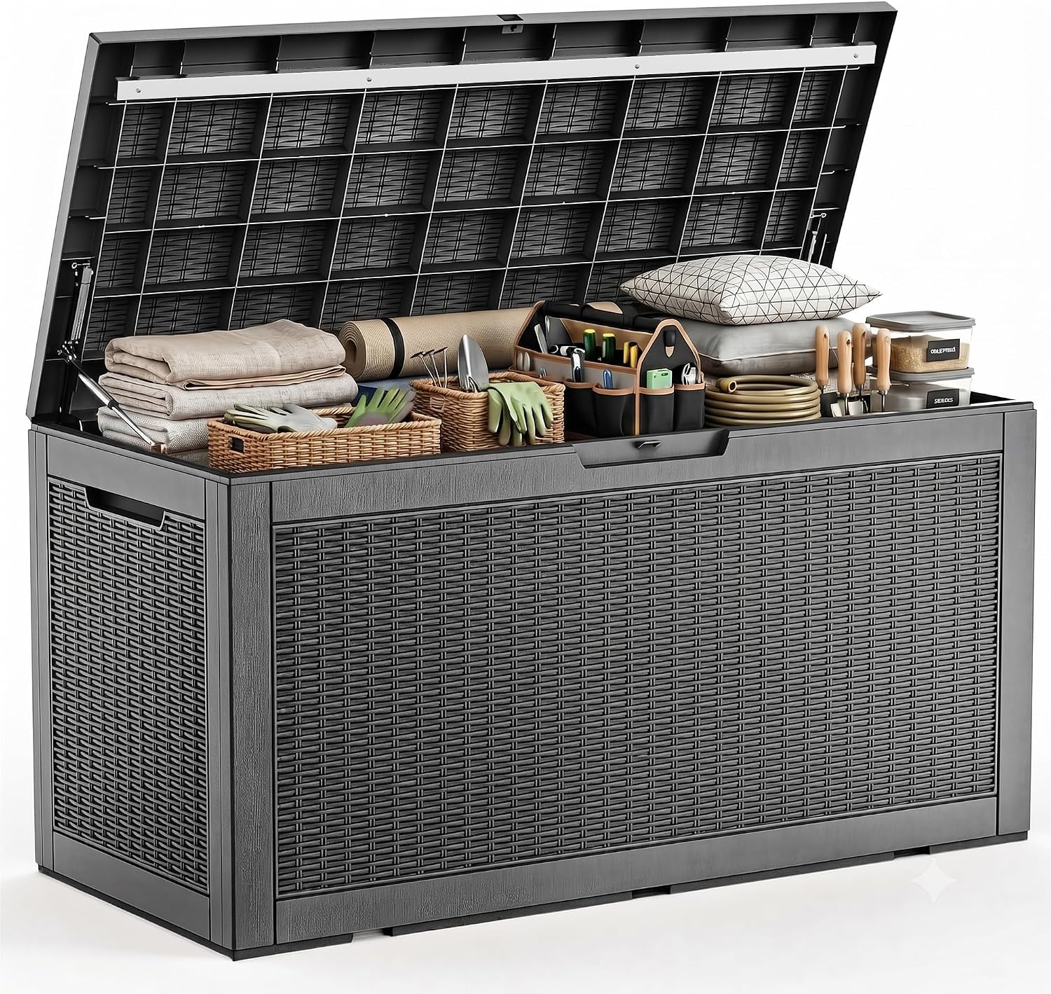 Outdoor Furniture Resin - Grote waterdichte hars opbergbox voor buiten,