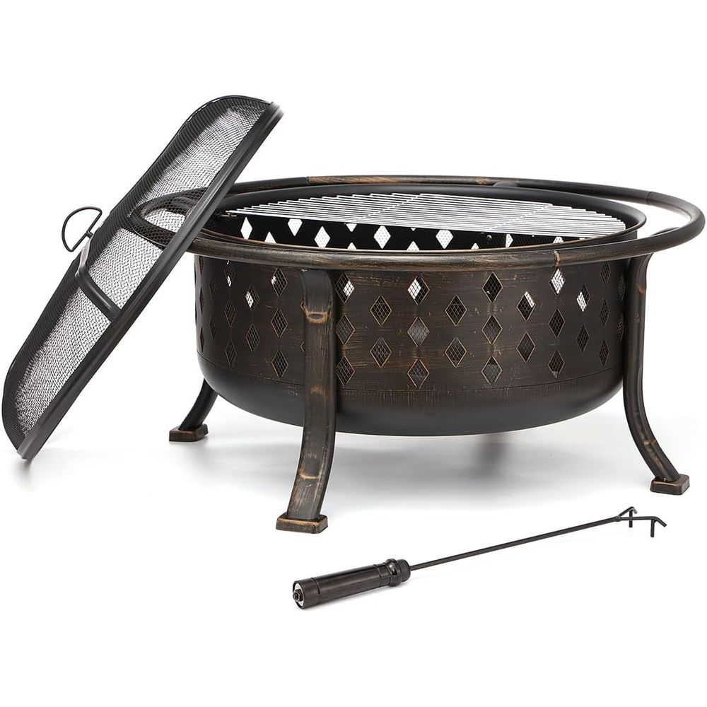36 inch buitenhaard van hout m - Fire Pit Bowl recensie en prijs