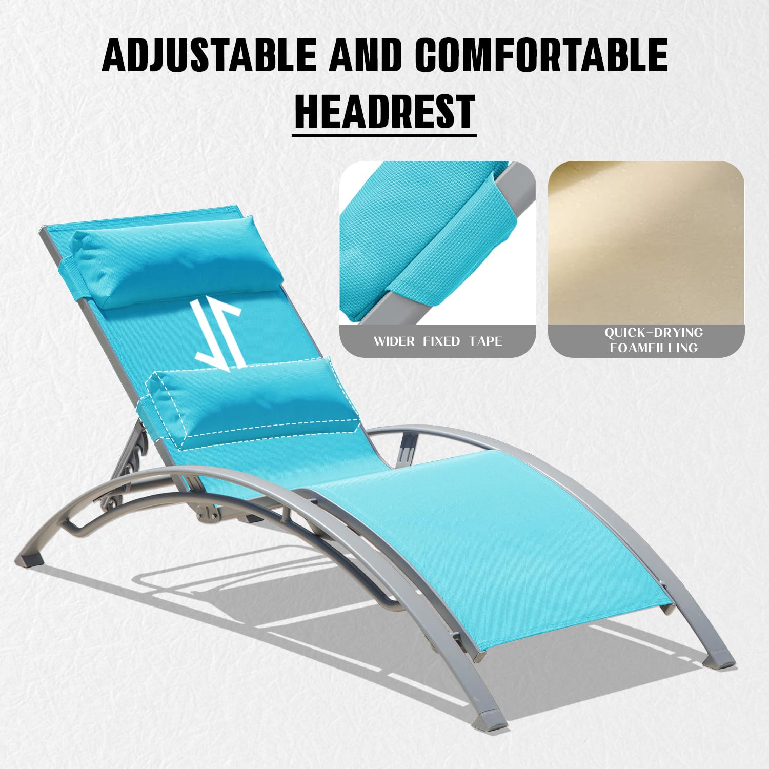 Aluminium buitenligbedden, wee - Deck Chair Lounger recensie en prijs