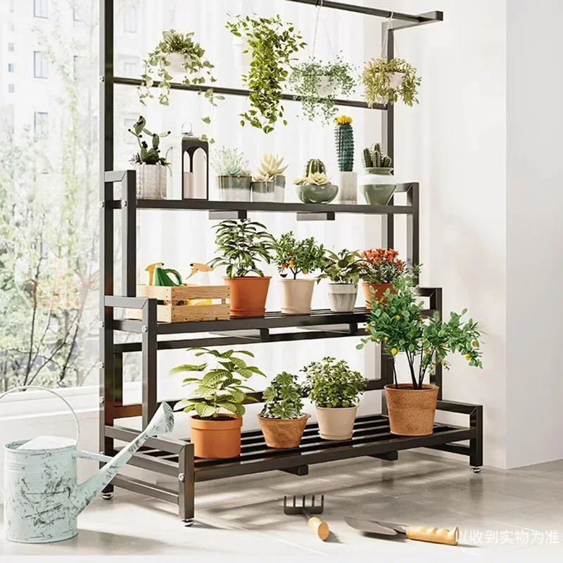 Gelaagde Display Plant Rek Pla - Outdoor Furniture Black recensie en prijs
