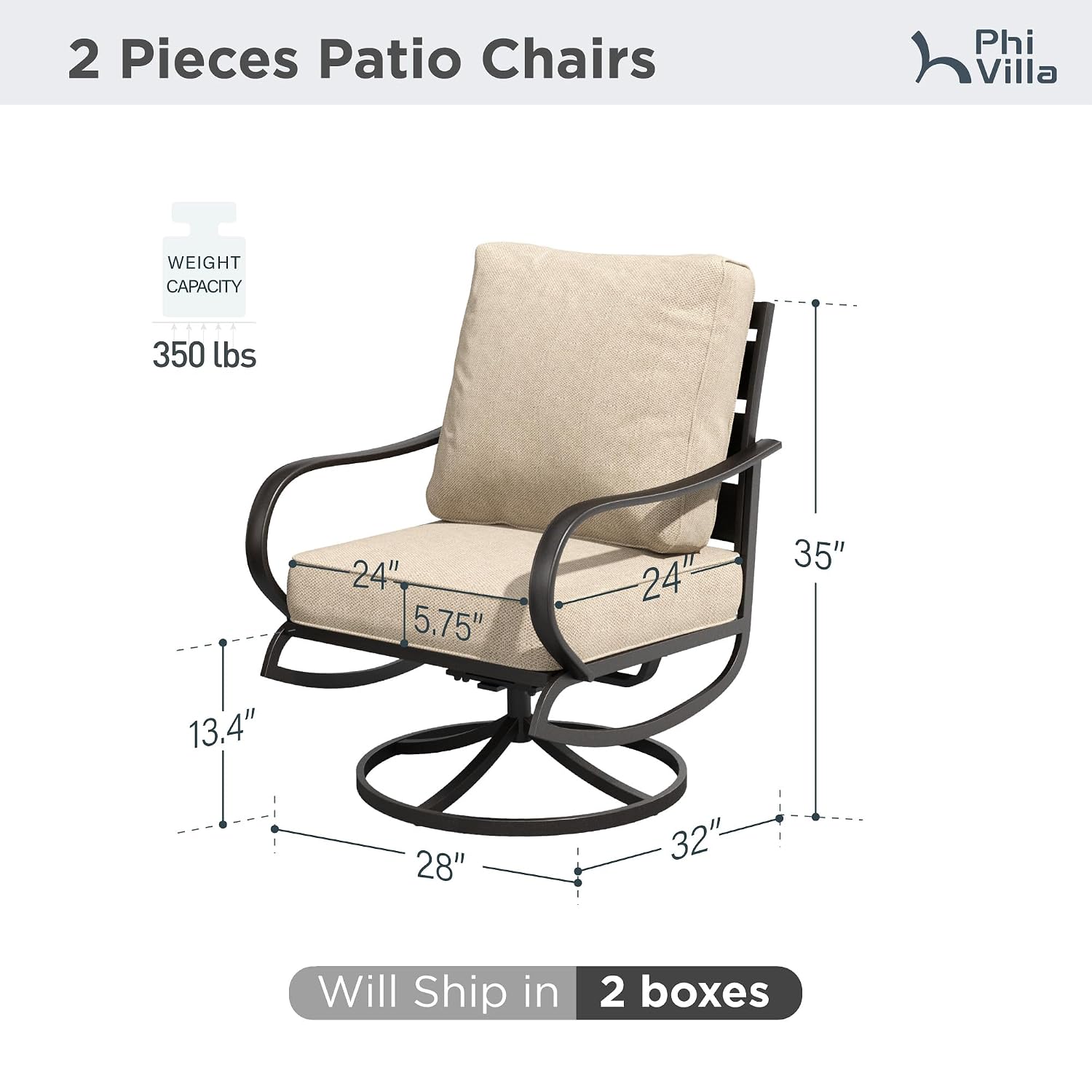 Draaibare terrasstoel 2-delige - Deck Chair Lounger recensie en prijs