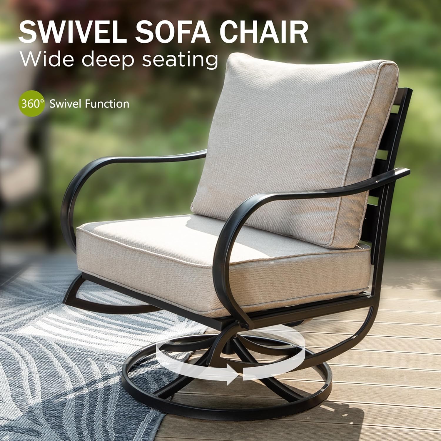 Draaibare terrasstoel 2-delige - Deck Chair Lounger recensie en prijs