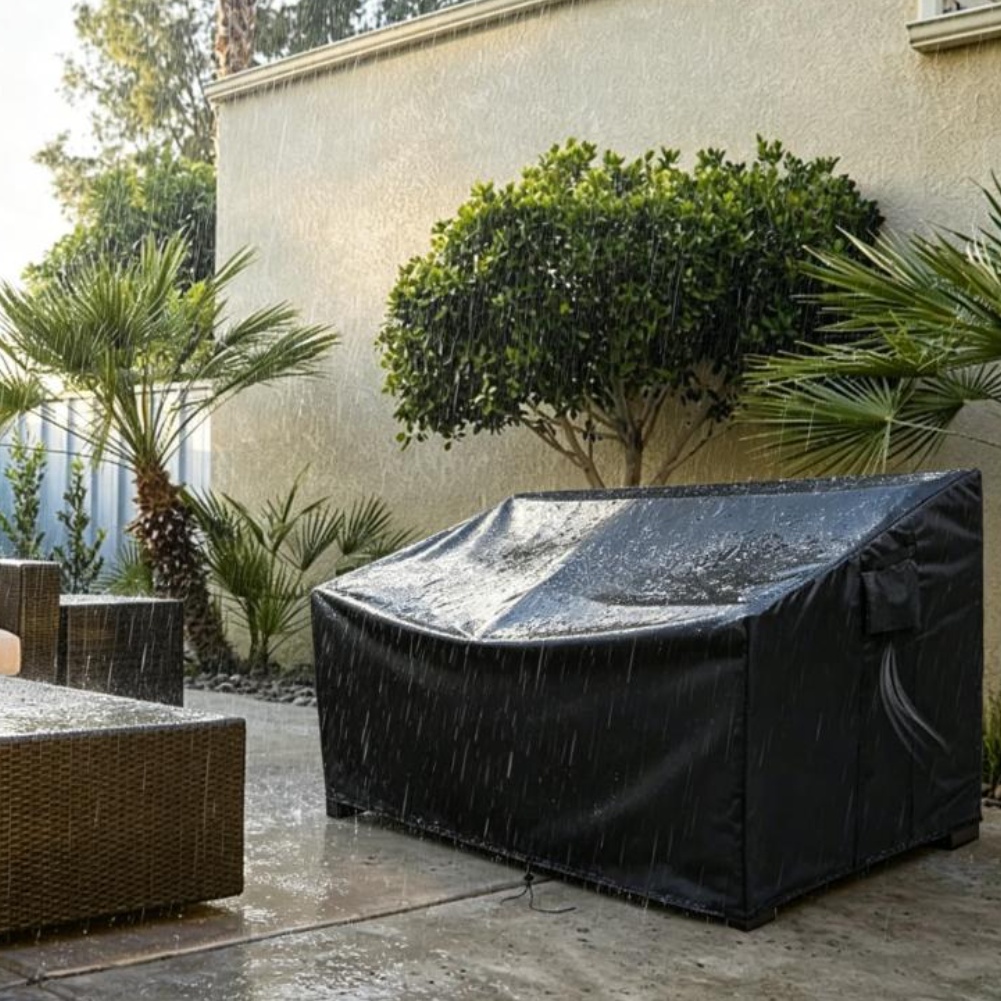Zware, waterdichte buitensofa  - Outdoor Furniture Black recensie en prijs