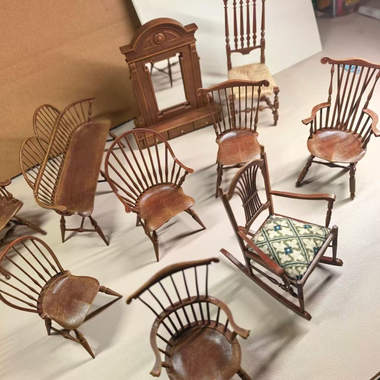1/12 Schaal Vintage Windsor St - Outdoor Furniture Resin recensie en prijs