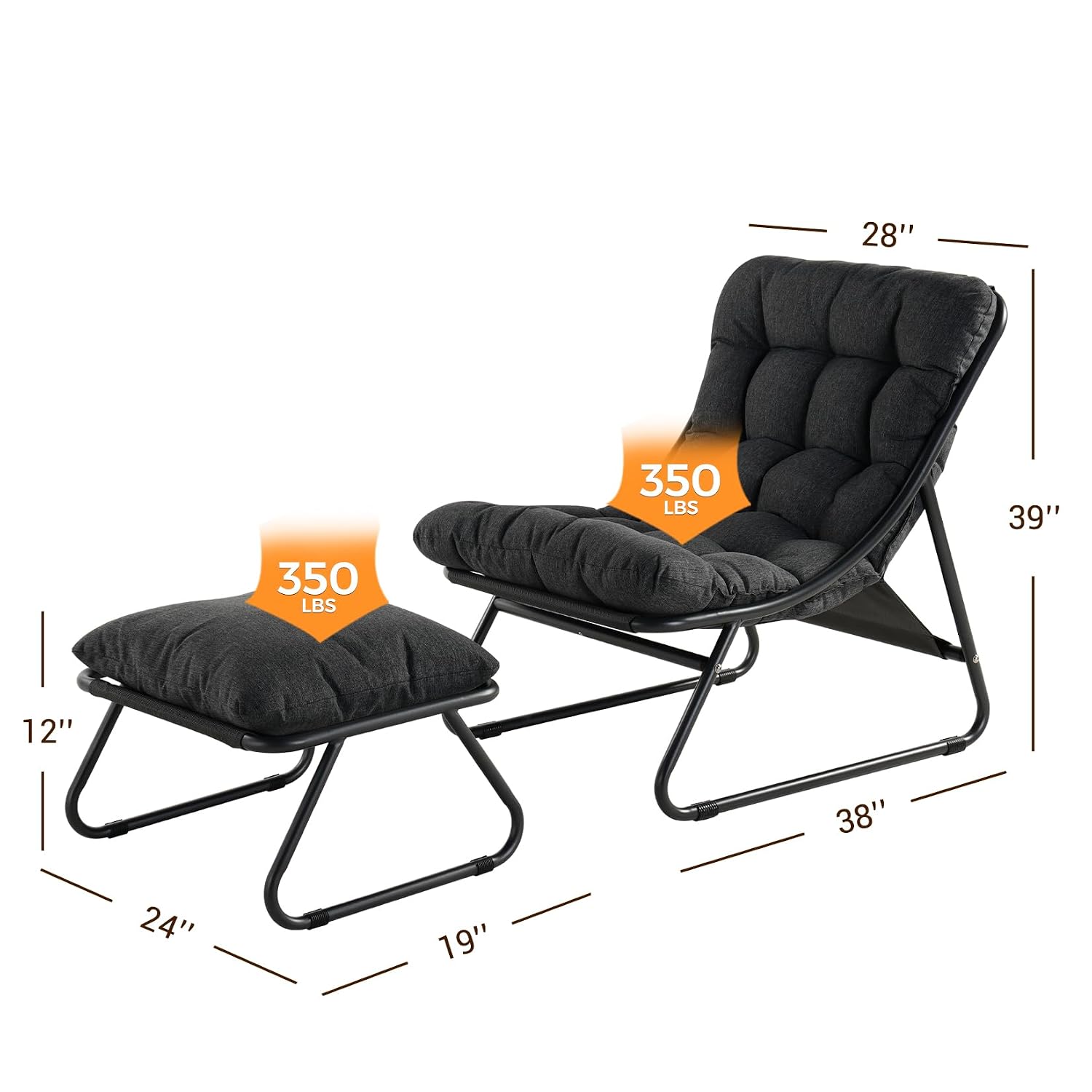 Buitenloungestoel met voetenst - Outdoor Furniture Lounge Chair recensie en prijs