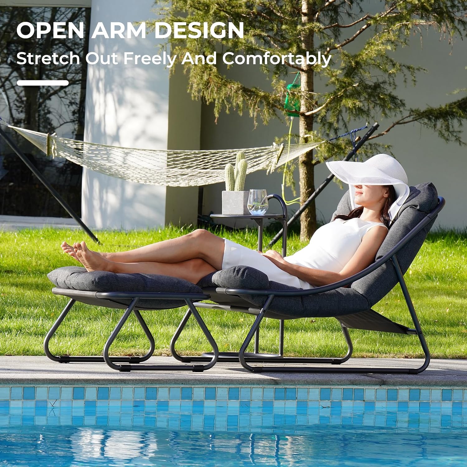 Buitenloungestoel met voetenst - Outdoor Furniture Lounge Chair recensie en prijs