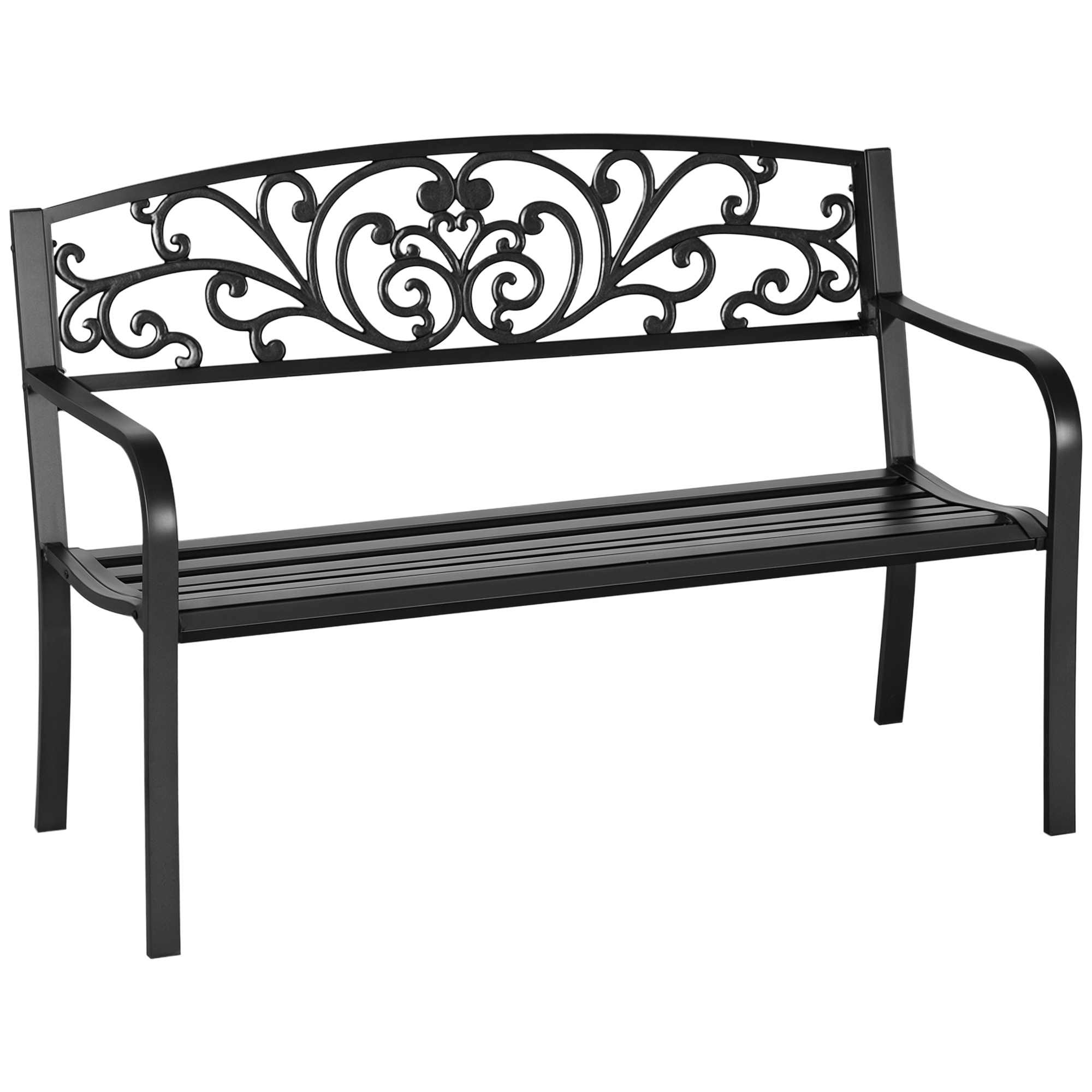 Tuinbank voor terras, veranda, - Garden Bench Metal recensie en prijs