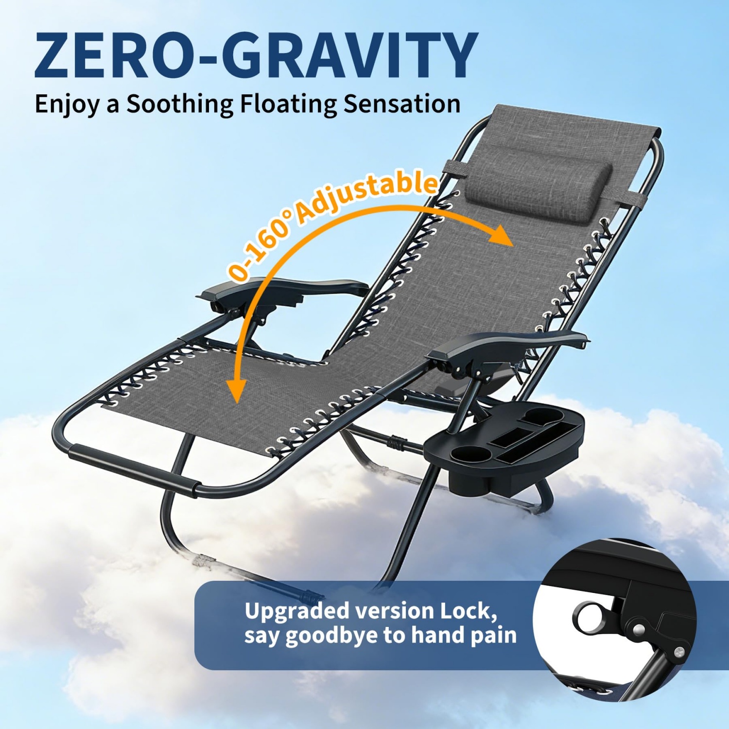 2-pack Zero Gravity-stoel met  - Deck Chair Lounger recensie en prijs