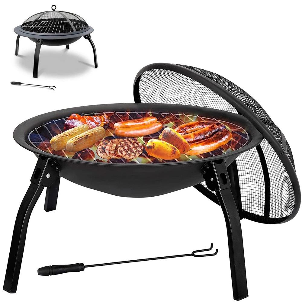 Zware ijzeren ronde vuuroven w - Fire Pit Bowl recensie en prijs