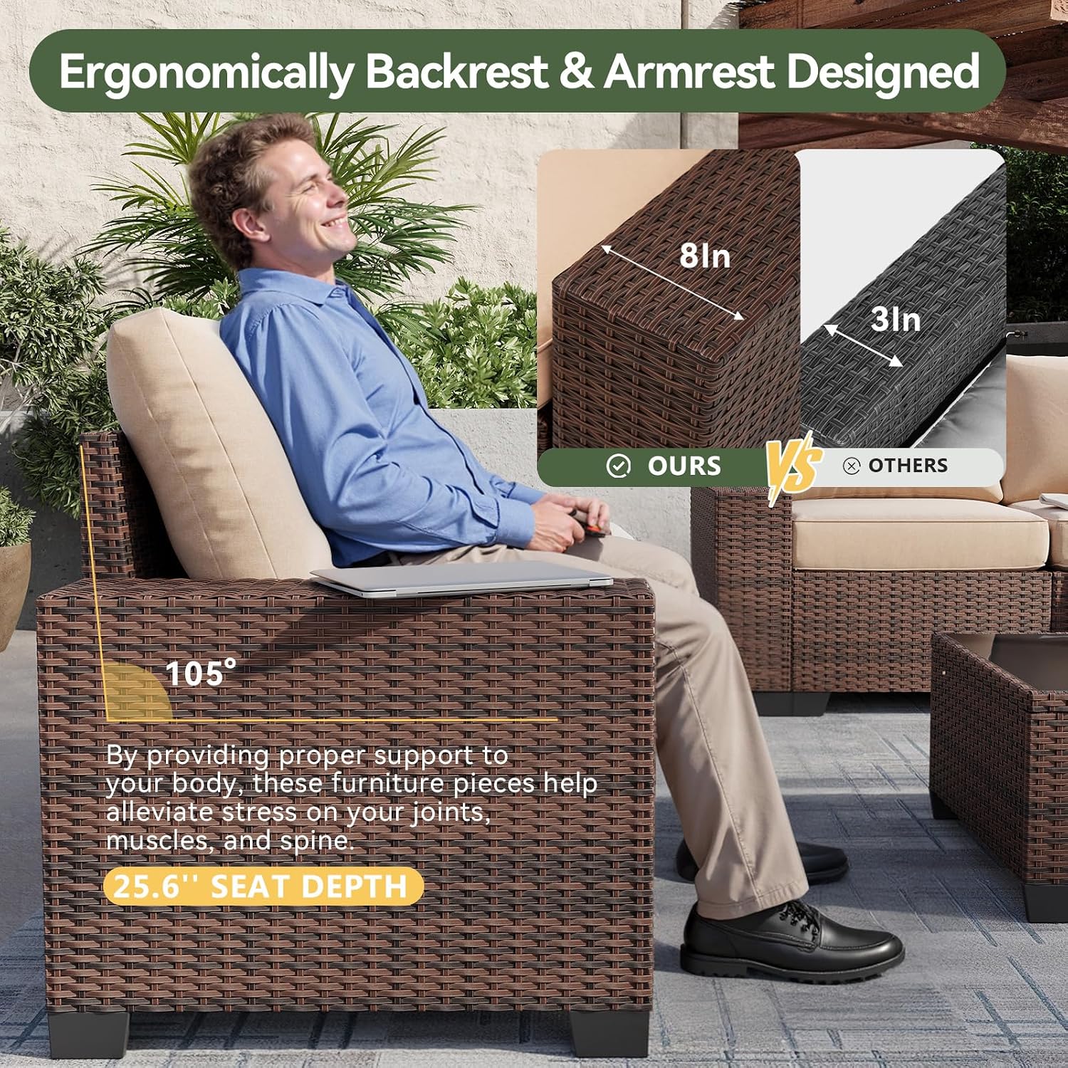 7-delige tuinmeubelset met bre - Outdoor Furniture And Fire Pit recensie en prijs