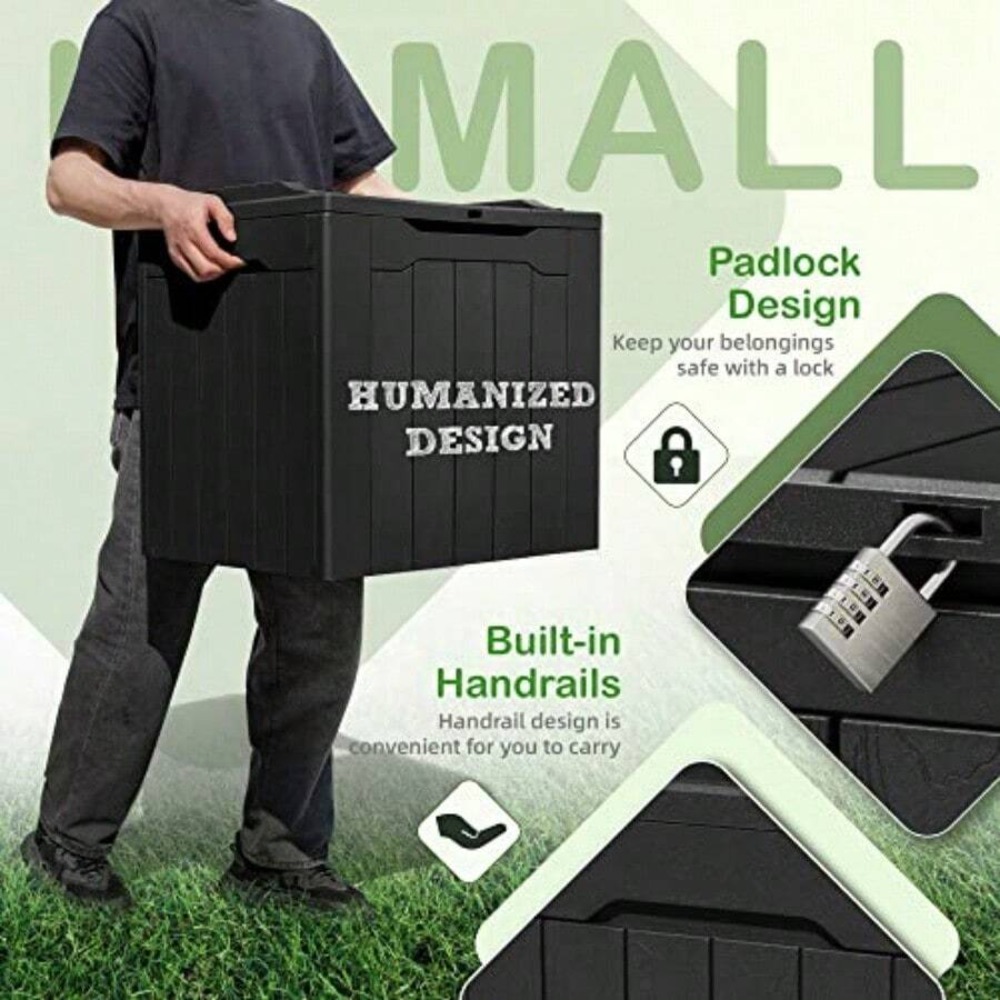 31 Gallon hars opbergbox voor  - Outdoor Furniture Resin recensie en prijs