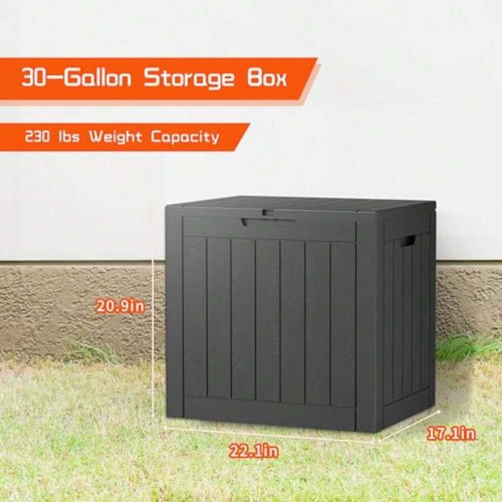 30 Gallon Deck Box Buitenopsla - Outdoor Furniture Resin recensie en prijs