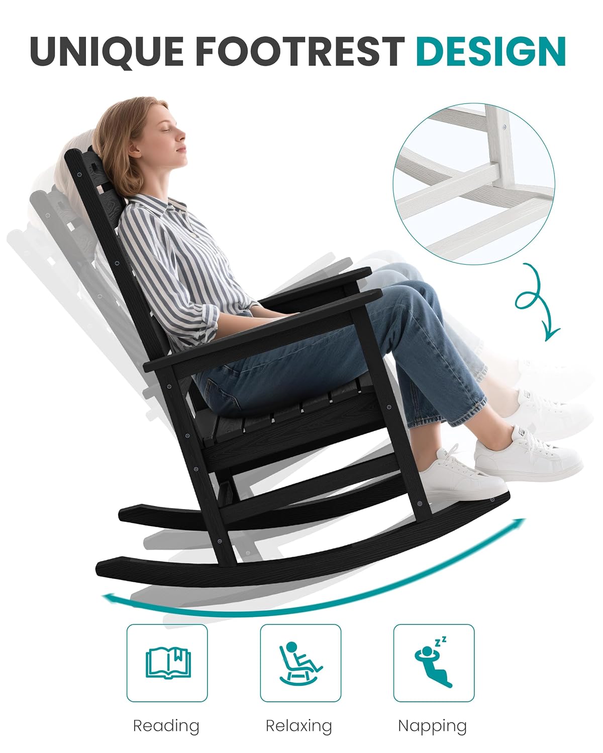 Oversized buiten-schommelstoel - Deck Chair Lounger recensie en prijs