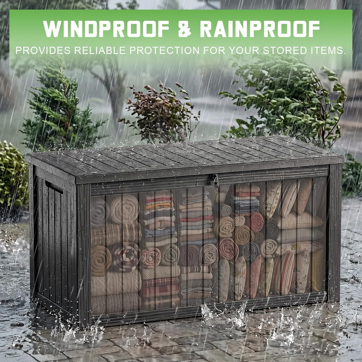 200 Gallon afsluitbare hars op - Outdoor Furniture Resin recensie en prijs
