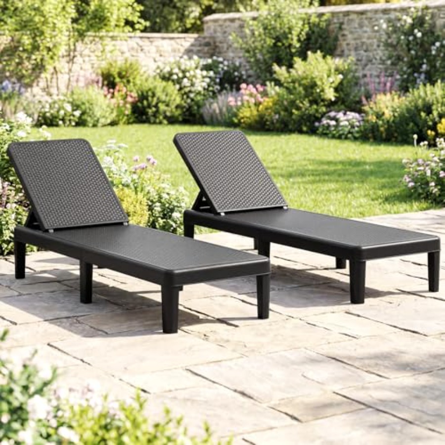 Buitenligstoelset van 2 voor z - Deck Chair Lounger recensie en prijs