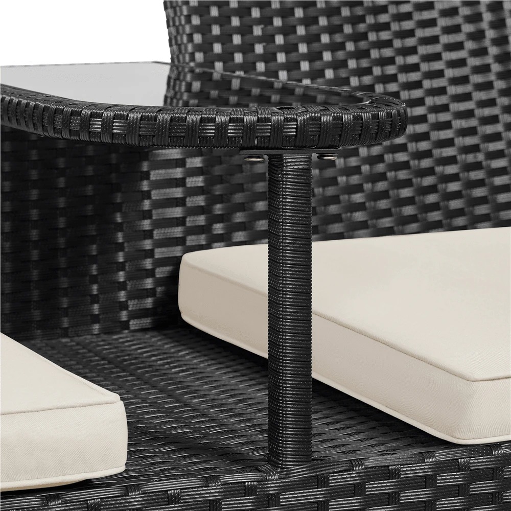 Premium Outdoor Dubbele Stoel  - Outdoor Furniture Black recensie en prijs