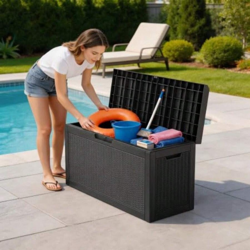 Buitenopslagbox, Deckbox, Wate - Outdoor Furniture Resin recensie en prijs