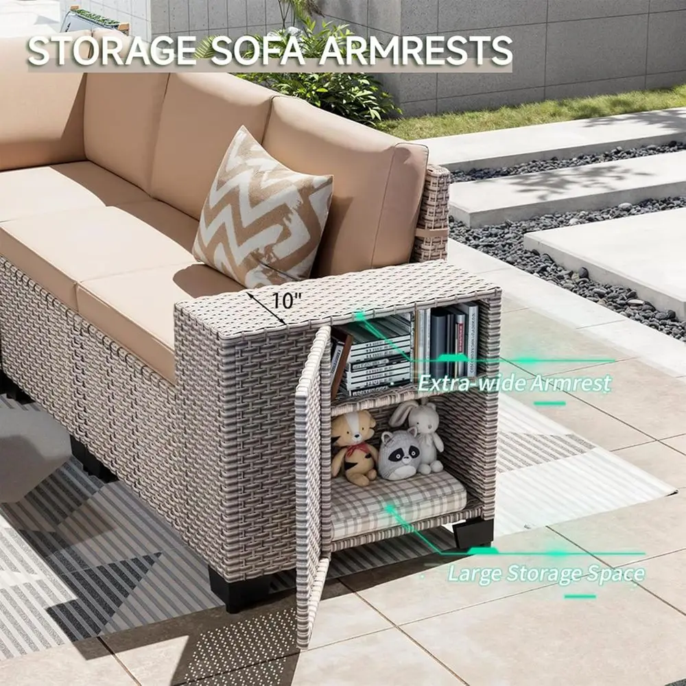 7-delige tuinmeubelset met vuu - Outdoor Furniture Fire Pit Set recensie en prijs