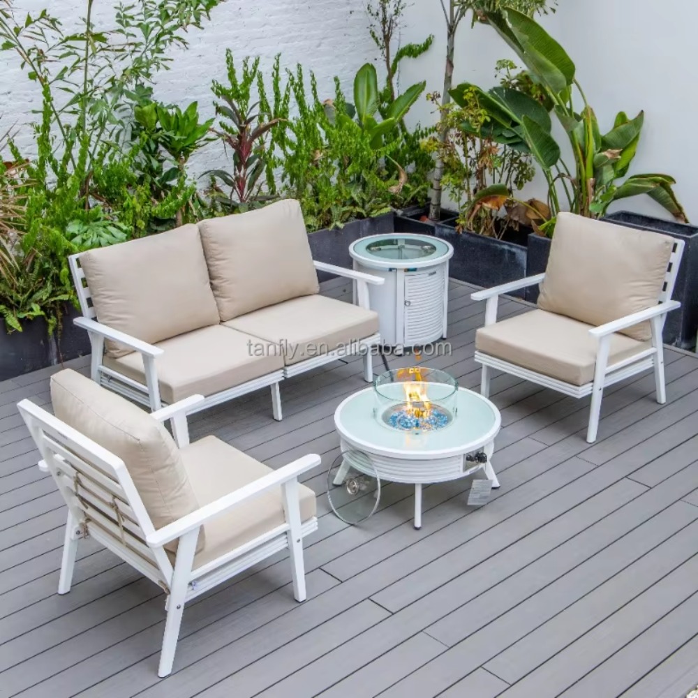 Villa Hotel Buitenmeubelenset  - Outdoor Furniture And Fire Pit recensie en prijs