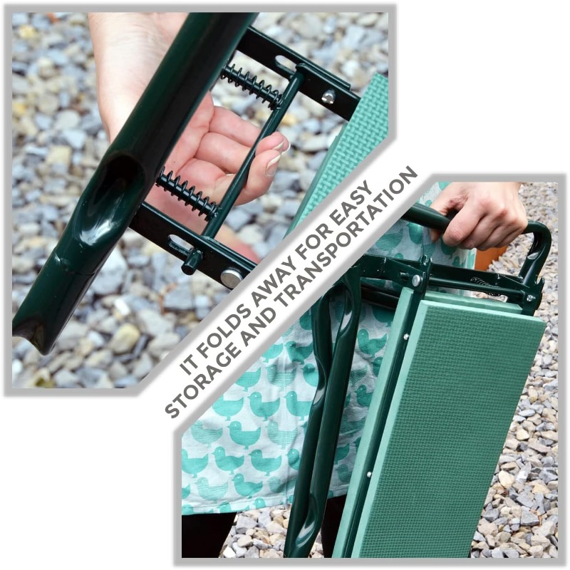 Tuinkniebankje Opvouwbare tuin - Garden Bench Metal recensie en prijs