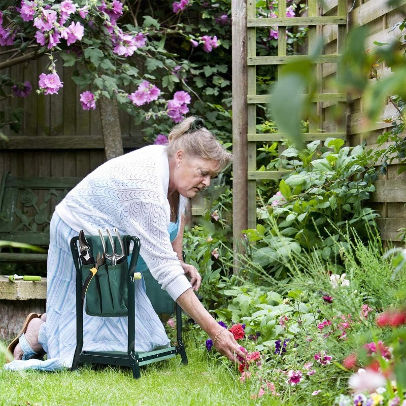 Tuinkniebankje Opvouwbare tuin - Garden Bench Metal recensie en prijs