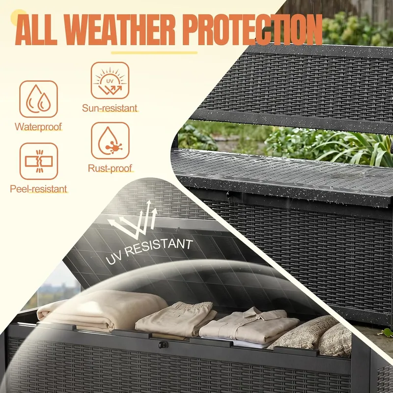 Opbergbank Buiten Deck Box 100 - Outdoor Furniture Bench recensie en prijs
