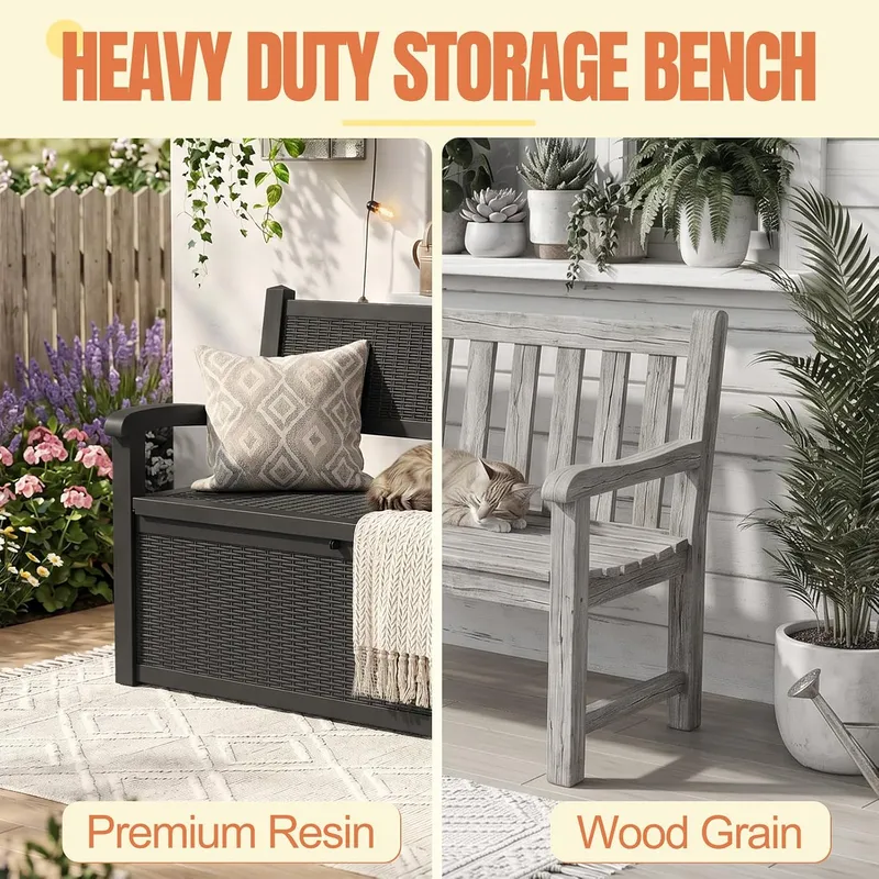 Opbergbank Buiten Deck Box 100 - Outdoor Furniture Bench recensie en prijs