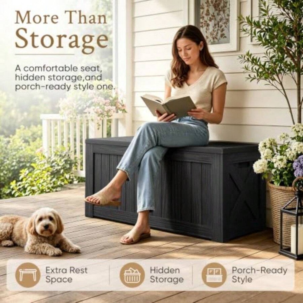 120 Gallon Deck Box Buitenopsl - Outdoor Furniture Resin recensie en prijs