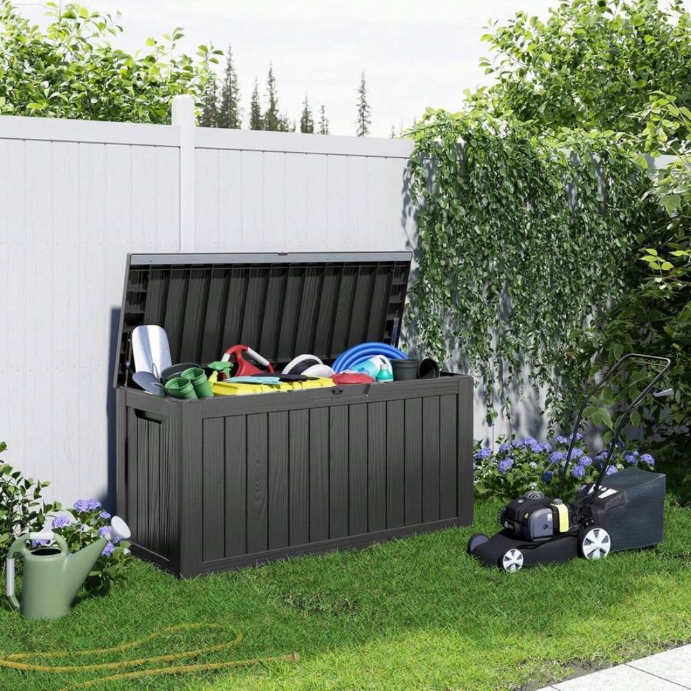 90 Gallon afsluitbare hars opb - Outdoor Furniture Resin recensie en prijs