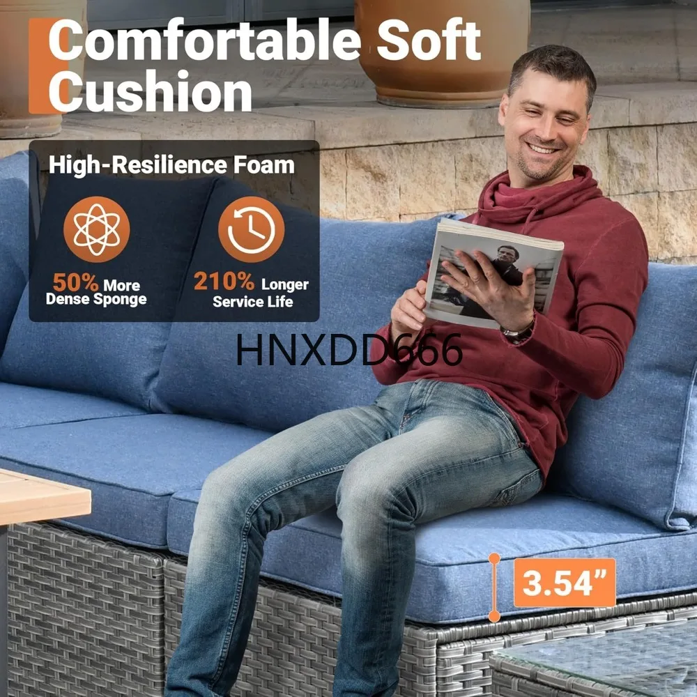 8-delige tuinmeubelset voor bu - Outdoor Furniture And Fire Pit recensie en prijs