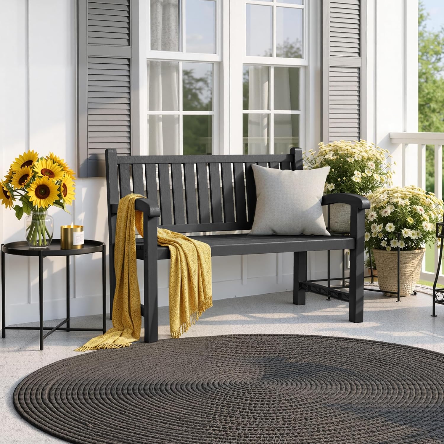 Buitenbank voor 2 personen, va - Outdoor Furniture Resin recensie en prijs