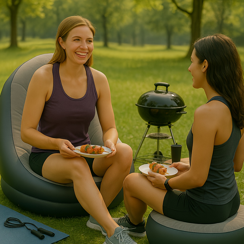 Opblaasbare fauteuil Opvouwbar - Outdoor Furniture Lounge Chair recensie en prijs