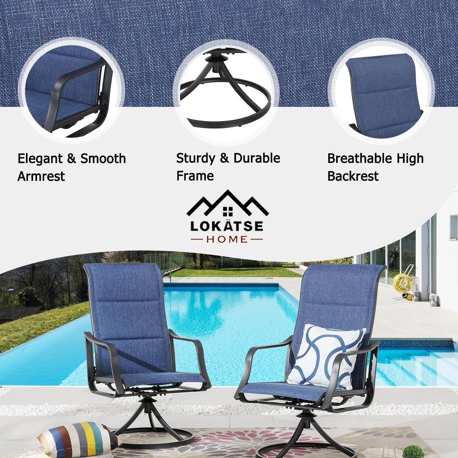 Buiten draaibare patio-eetkame - Deck Chair Lounger recensie en prijs