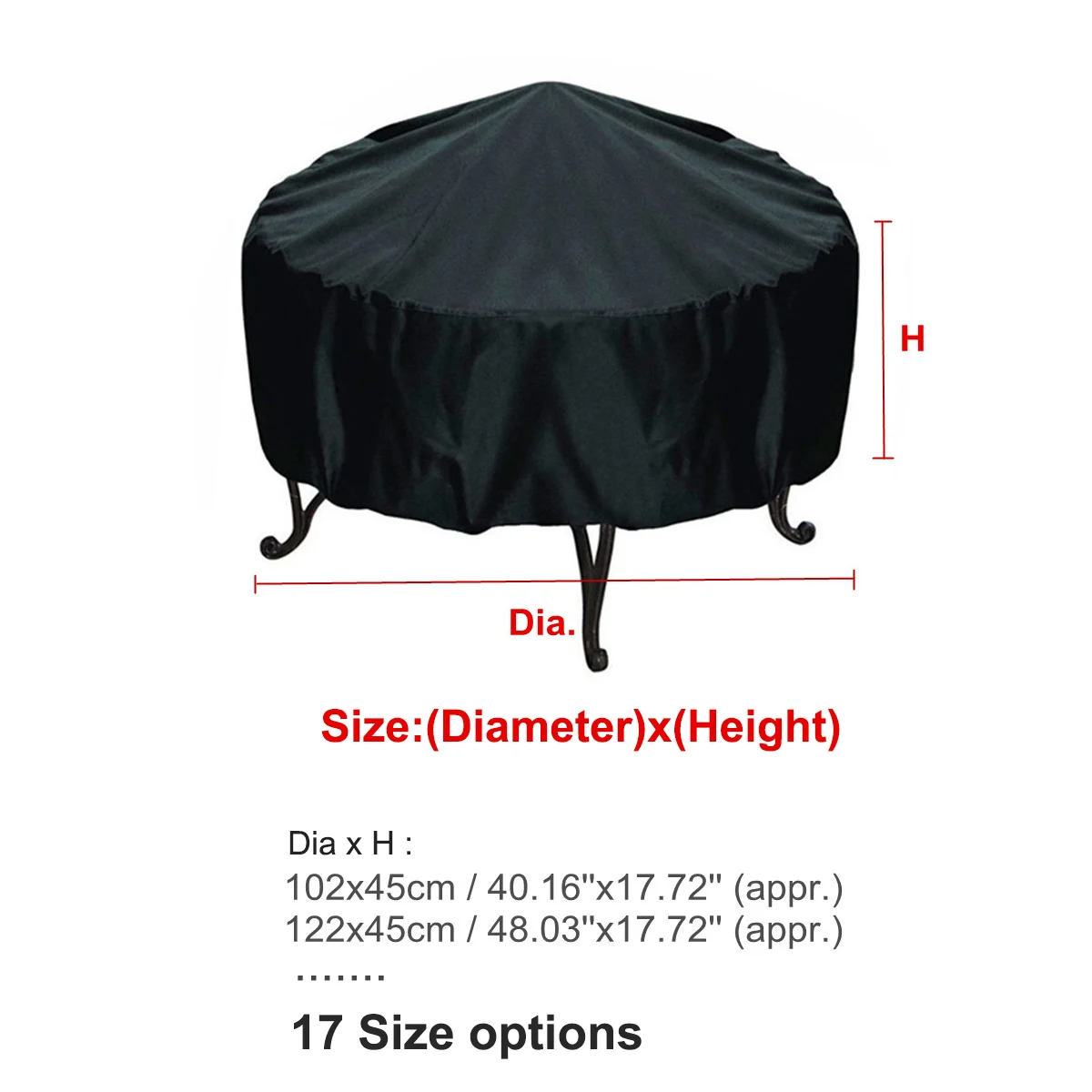 Waterdichte Patio Vuurplaats C - Outdoor Furniture Black recensie en prijs