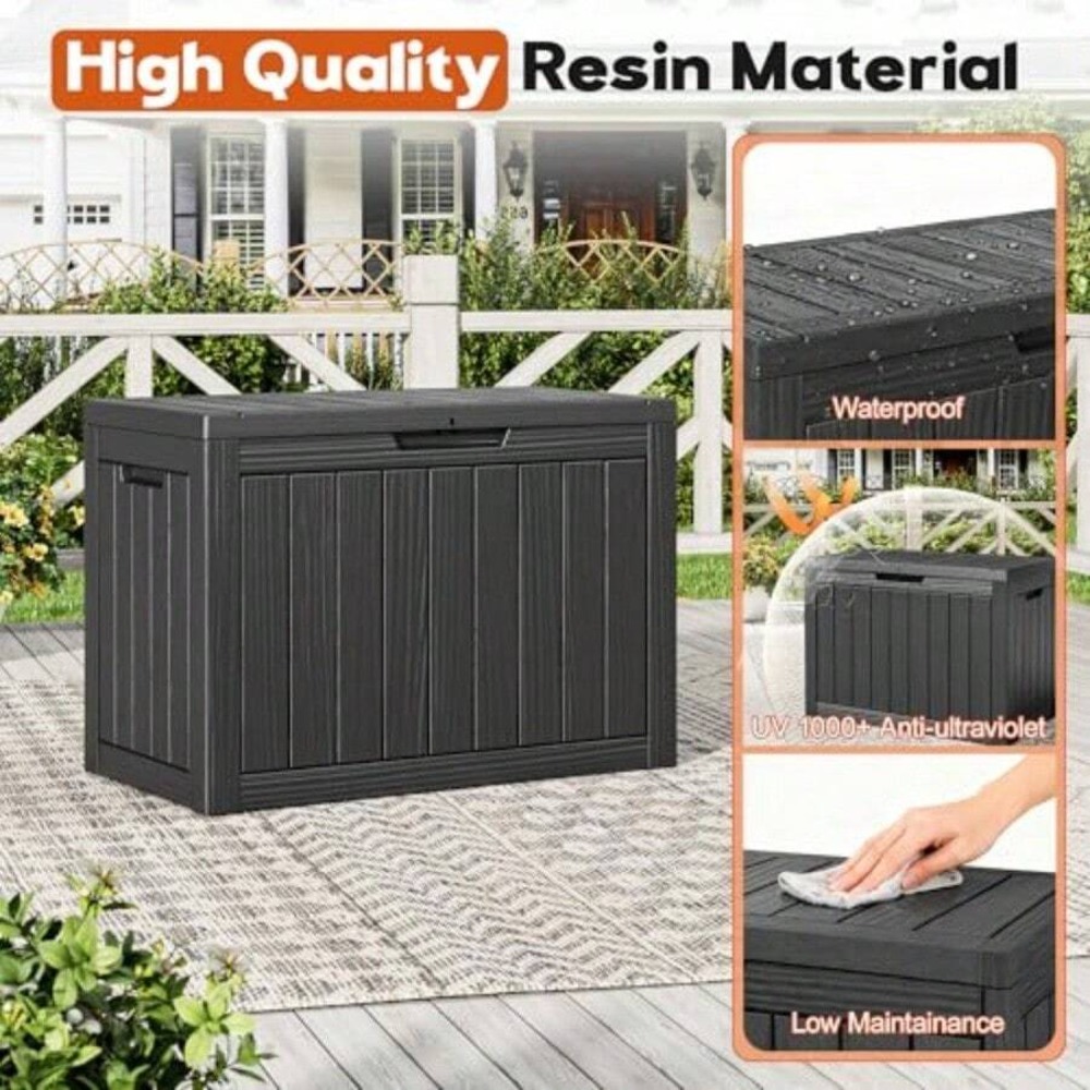 50 Gallon Buitenopslagbox Wate - Outdoor Furniture Resin recensie en prijs
