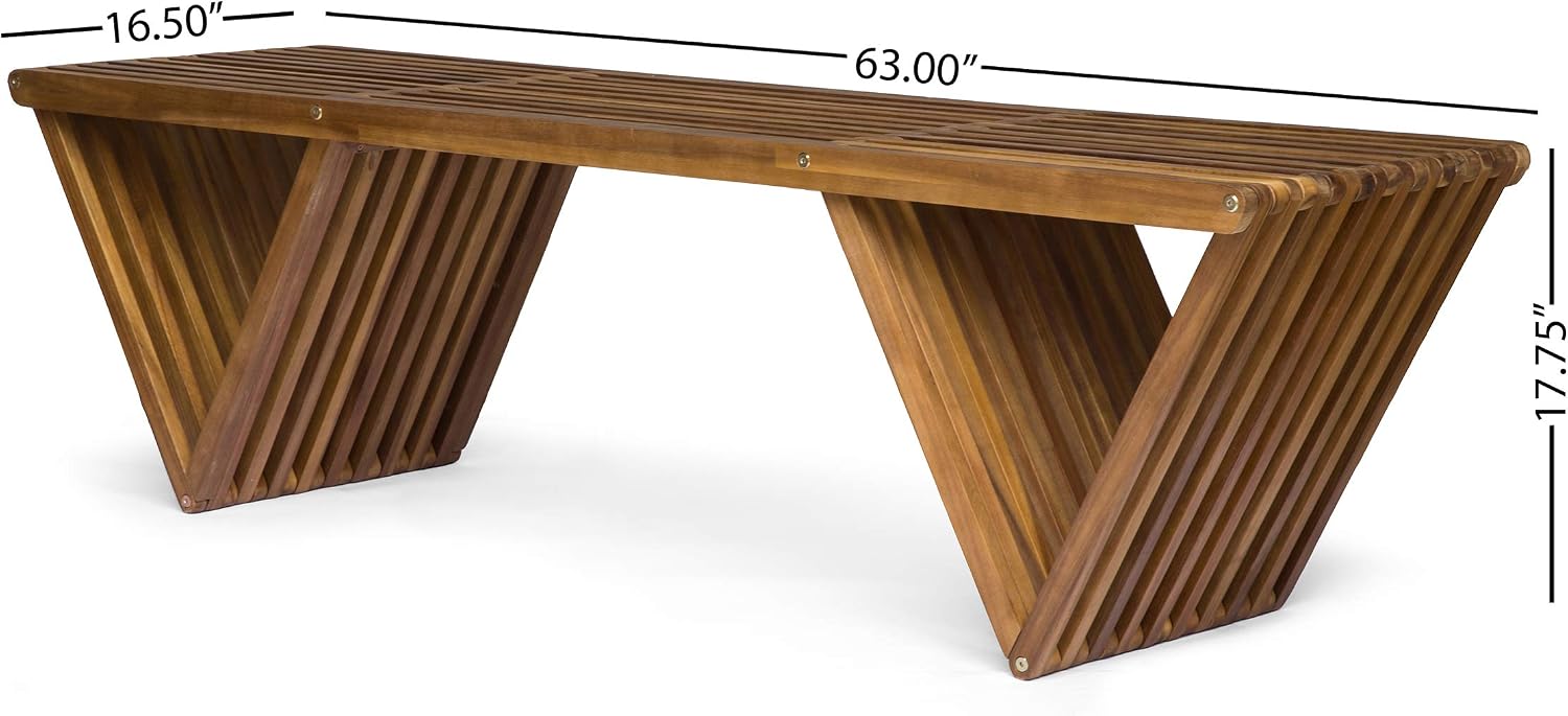 Teak afwerking buitenbank van  - Outdoor Furniture Teak Wood recensie en prijs