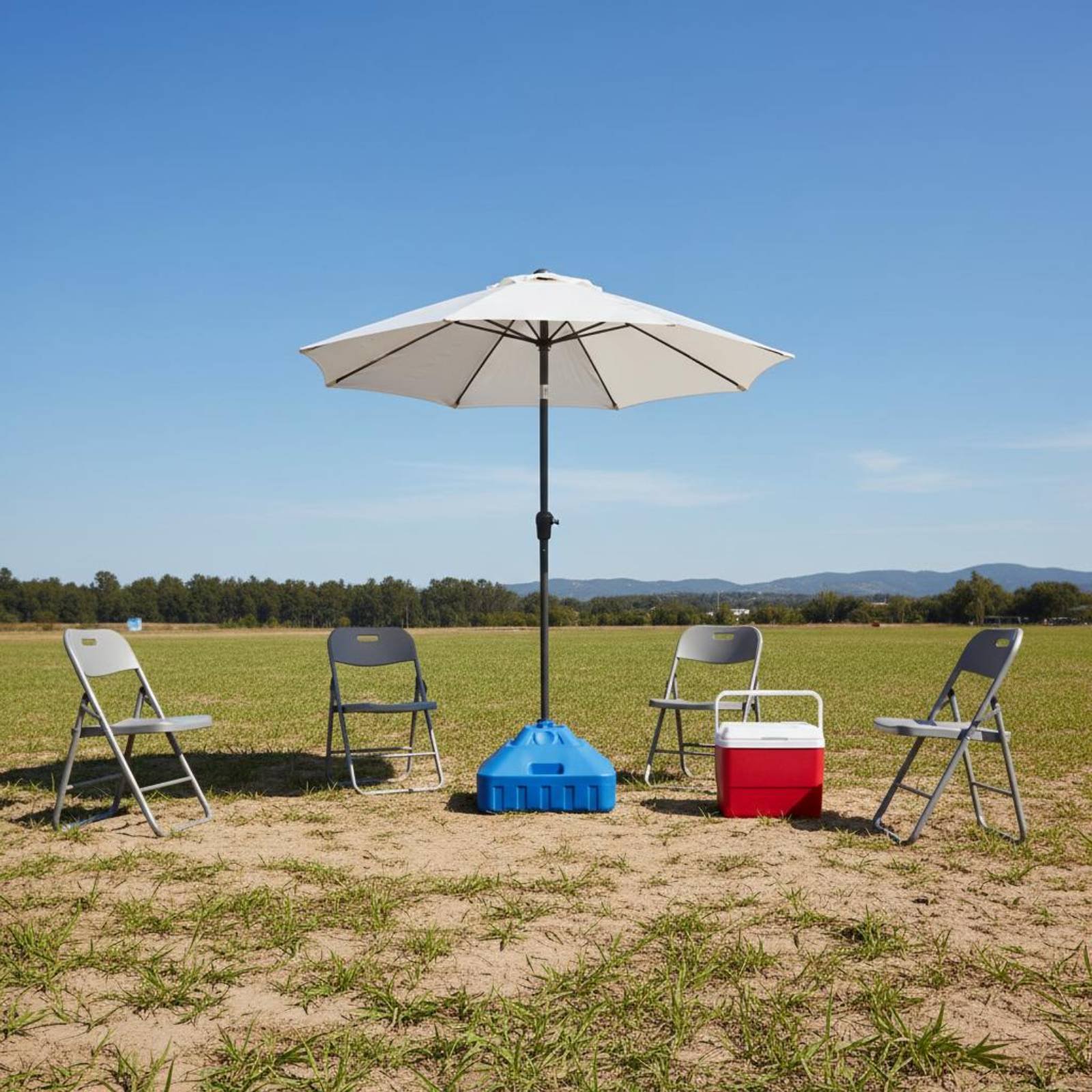 Met water te vullen parasolvoe - Outdoor Furniture Vendors recensie en prijs