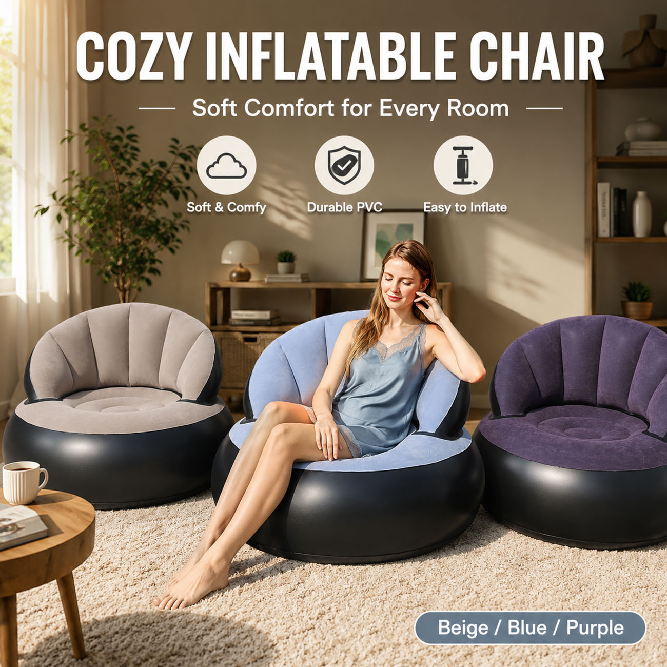 Opblaasbare stoel voor volwass - Outdoor Furniture Lounge Chair recensie en prijs