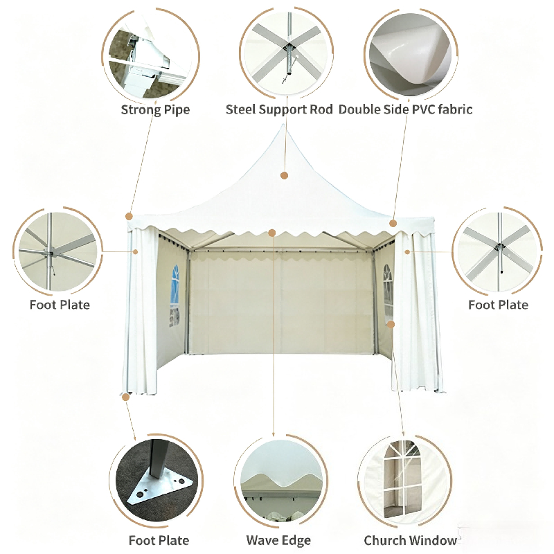 Aanpasbare witte pagodetent me - Outdoor Furniture Aluminum recensie en prijs